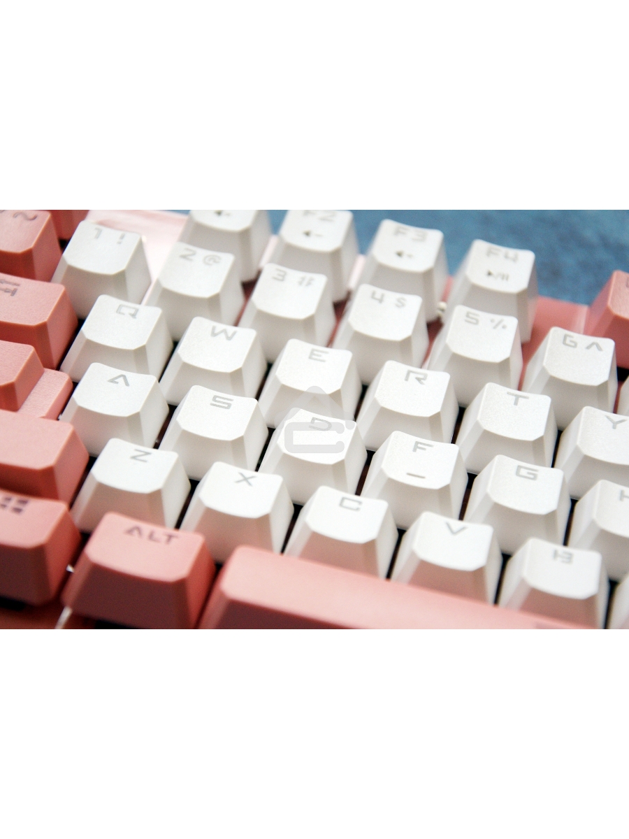 Клавиатура A4Tech Bloody B800 Dual Color проводная USB розовый/белый