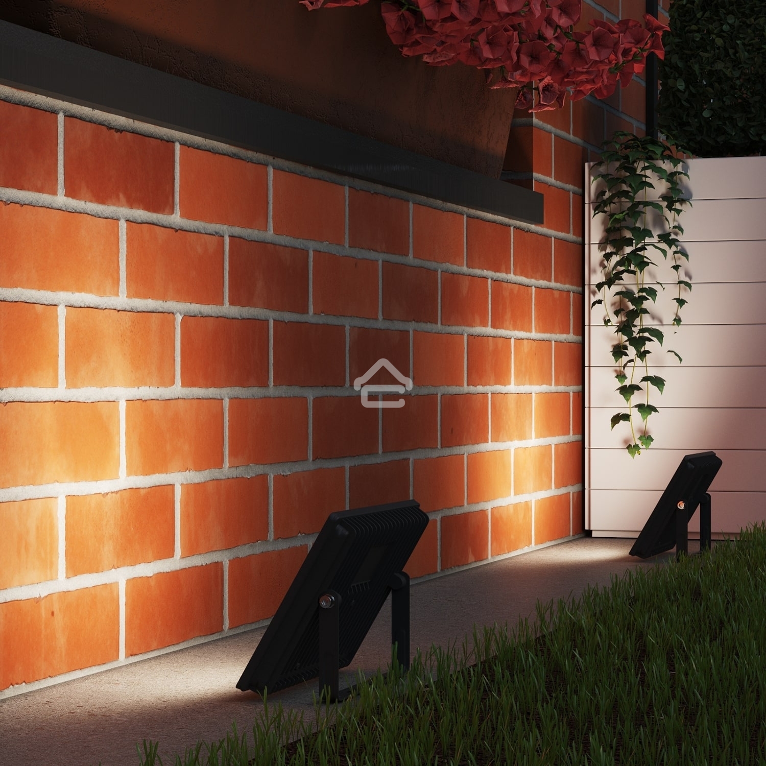 Прожектор светодиодный Elementary 50W 4475lm 4000К 200-240V IP65 черный LED