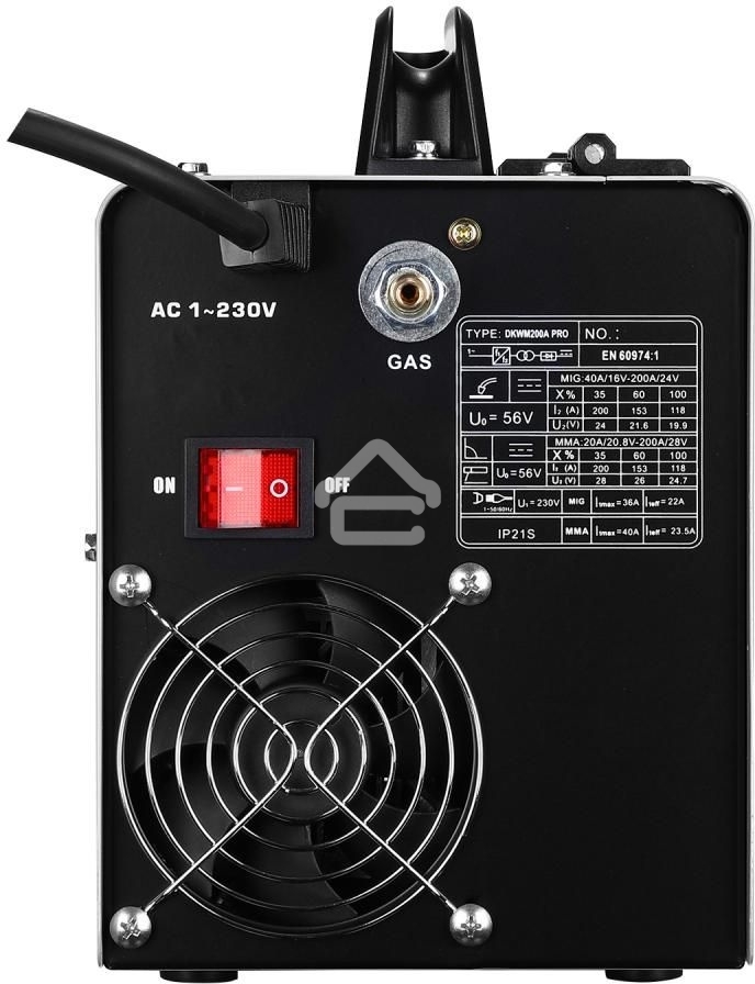 Сварочный полуавтомат Deko DKWM200A MIG-MAG/ММА 5.6кВт