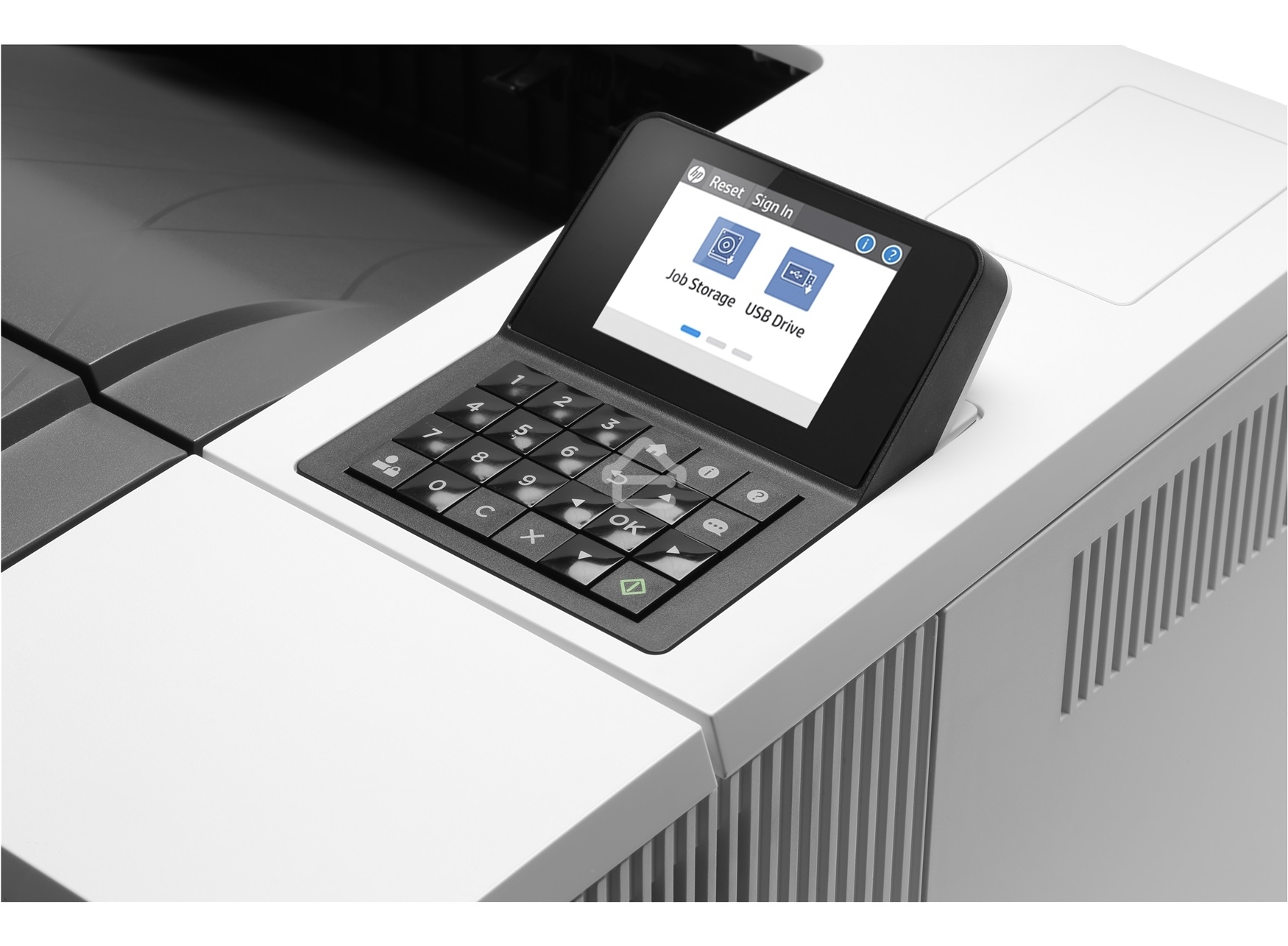 Принтер лазерный HP LaserJet Enterprise M507dn (1PV87A), A4, ч/б, печ. до 43 стр/мин, 1200 x 1200 dpi, USB, RJ-45, Air Print, Mopria