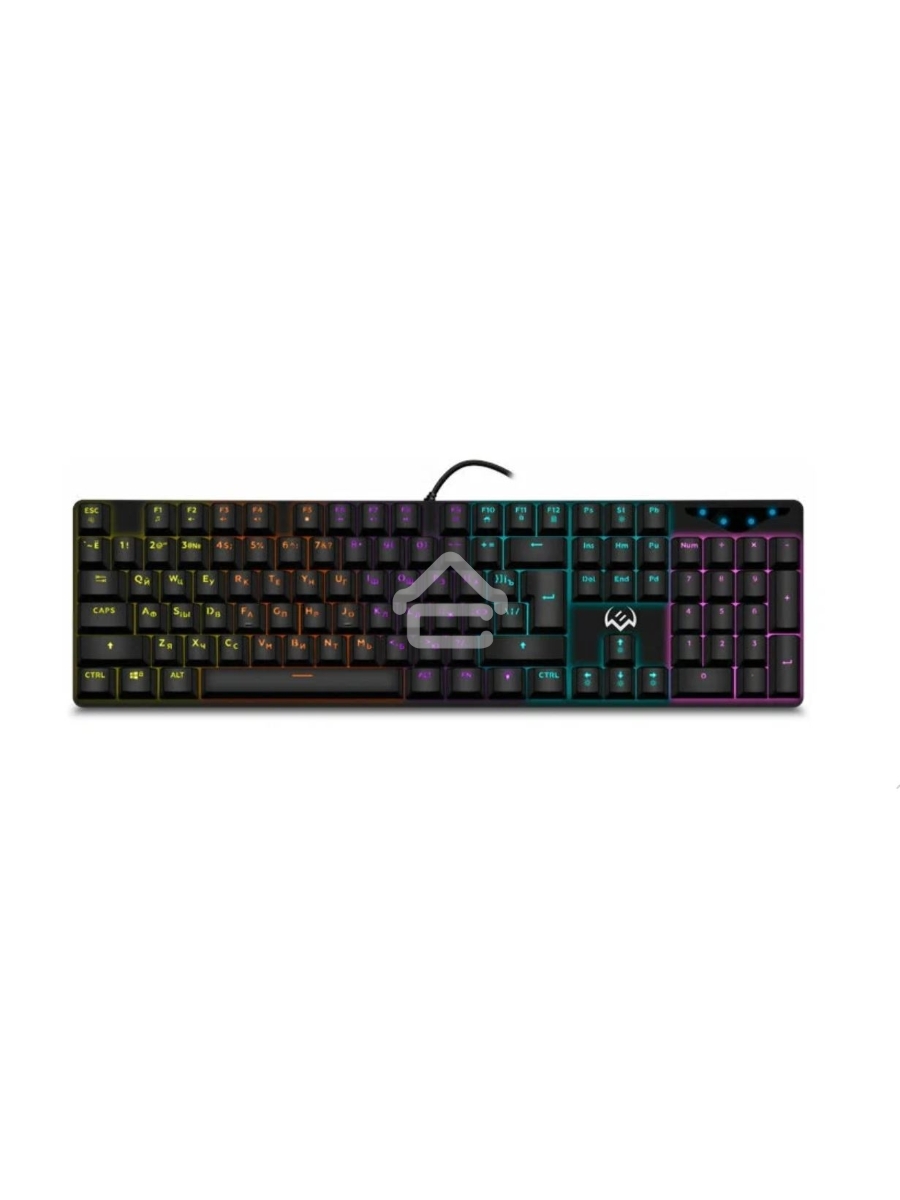 Игровая клавиатура Sven KB-G9300 чёрная (Outemu Blue switches,104кл., подсветка)