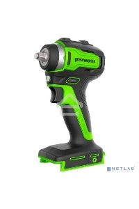 Гайковерт ударный аккумуляторный GreenWorks GD24IW200, 24v, 200 Нм, без АКБ и ЗУ (3803607)