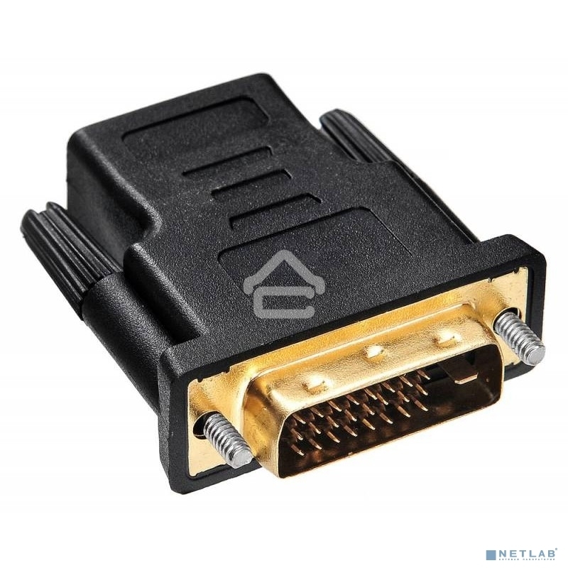 Адаптер Buro HDMI-19M(F)/DVI-D(M) с позол. конт.