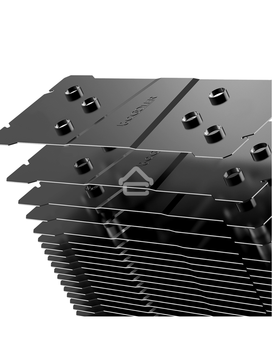 Кулер PCCooler Paladin EX300S черный 120мм алюминий+медь 1800rpm 28.6db 4-pin 125W 157мм