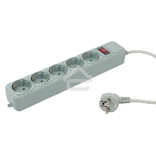 Сетевой фильтр PC Pet AP01006-1.8-GR 1.8 м, 5 розеток, серый