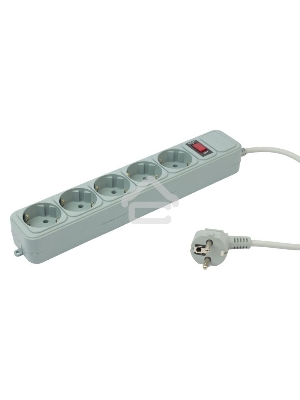 Сетевой фильтр PC Pet AP01006-1.8-GR 1.8м (5 розеток) серый