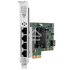 Сетевая карта HPE Ethernet Adapter, I350-T4, 4x1Gb BASE-T, PCIe(2.1), Intel, for DL325/DL385/Microserver Gen10 Plus