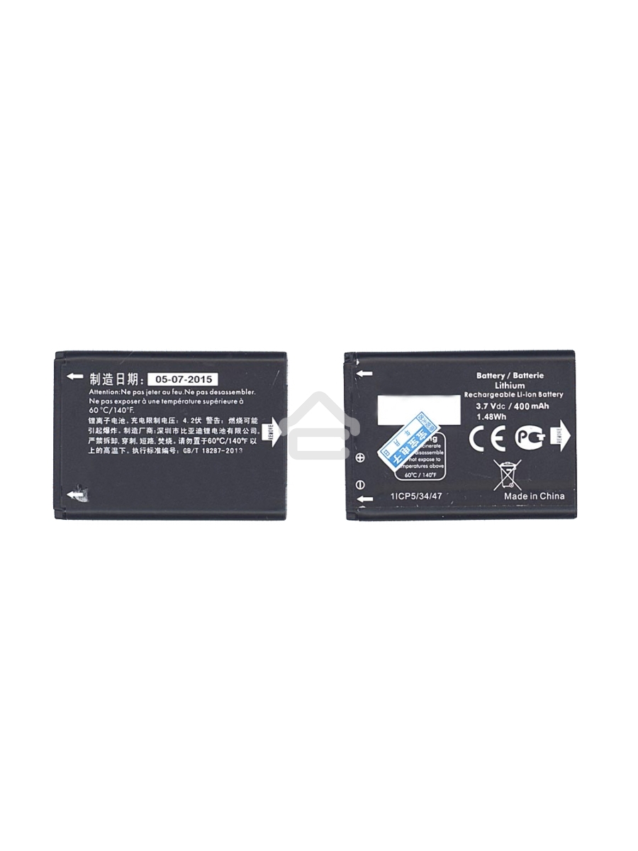 Аккумуляторная батарея CAB0400000C1 для Alcatel OT-1035D/OT-1016D/OT-1052D