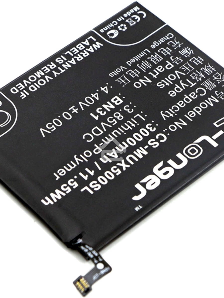 Аккумулятор CameronSinoCS-MUX500SL BN31 для Xiaomi 5X, MDE63.85V / 3000mAh / 11.55Wh