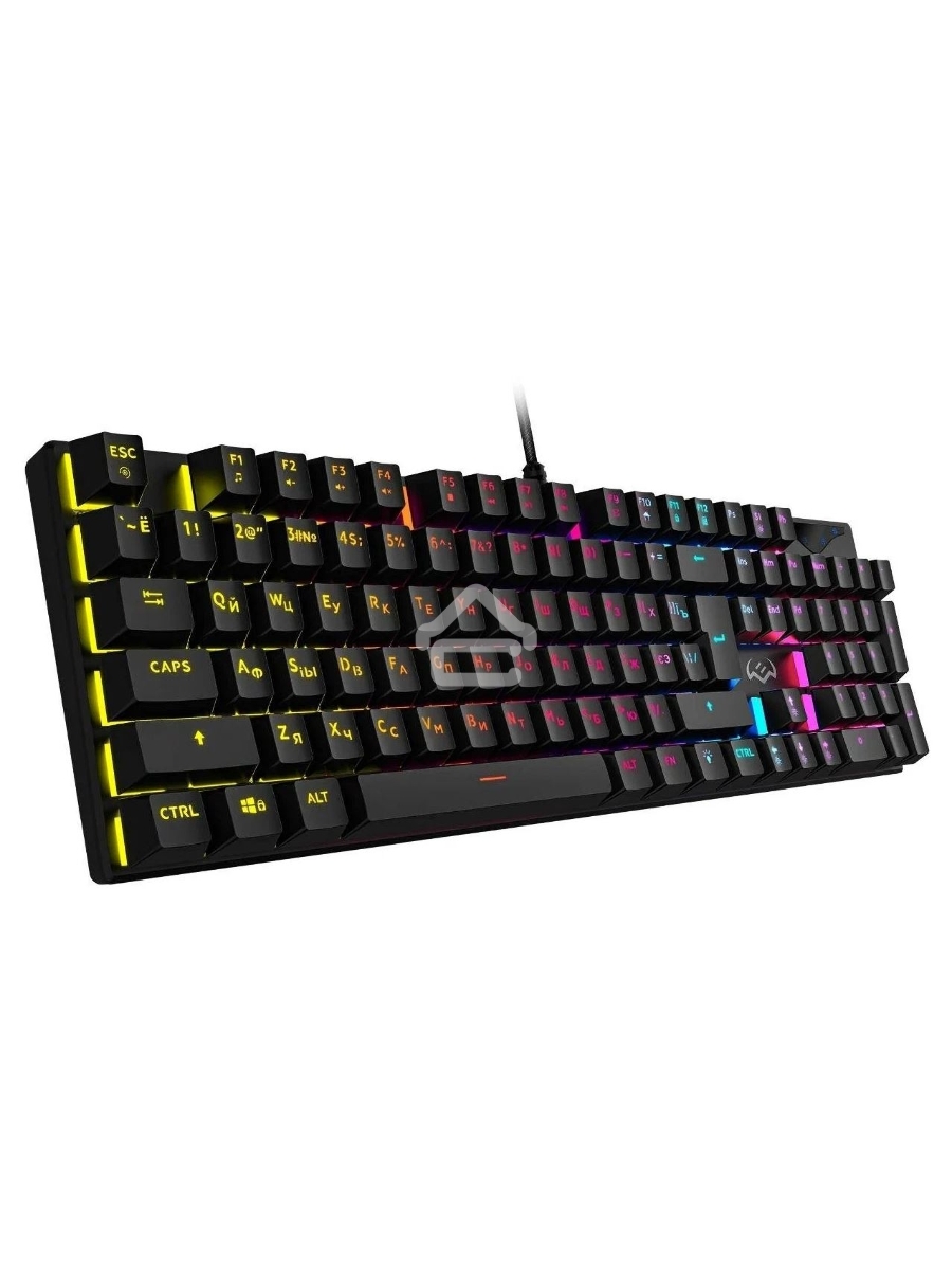 Игровая клавиатура Sven KB-G9300 чёрная (Outemu Blue switches,104кл., подсветка)