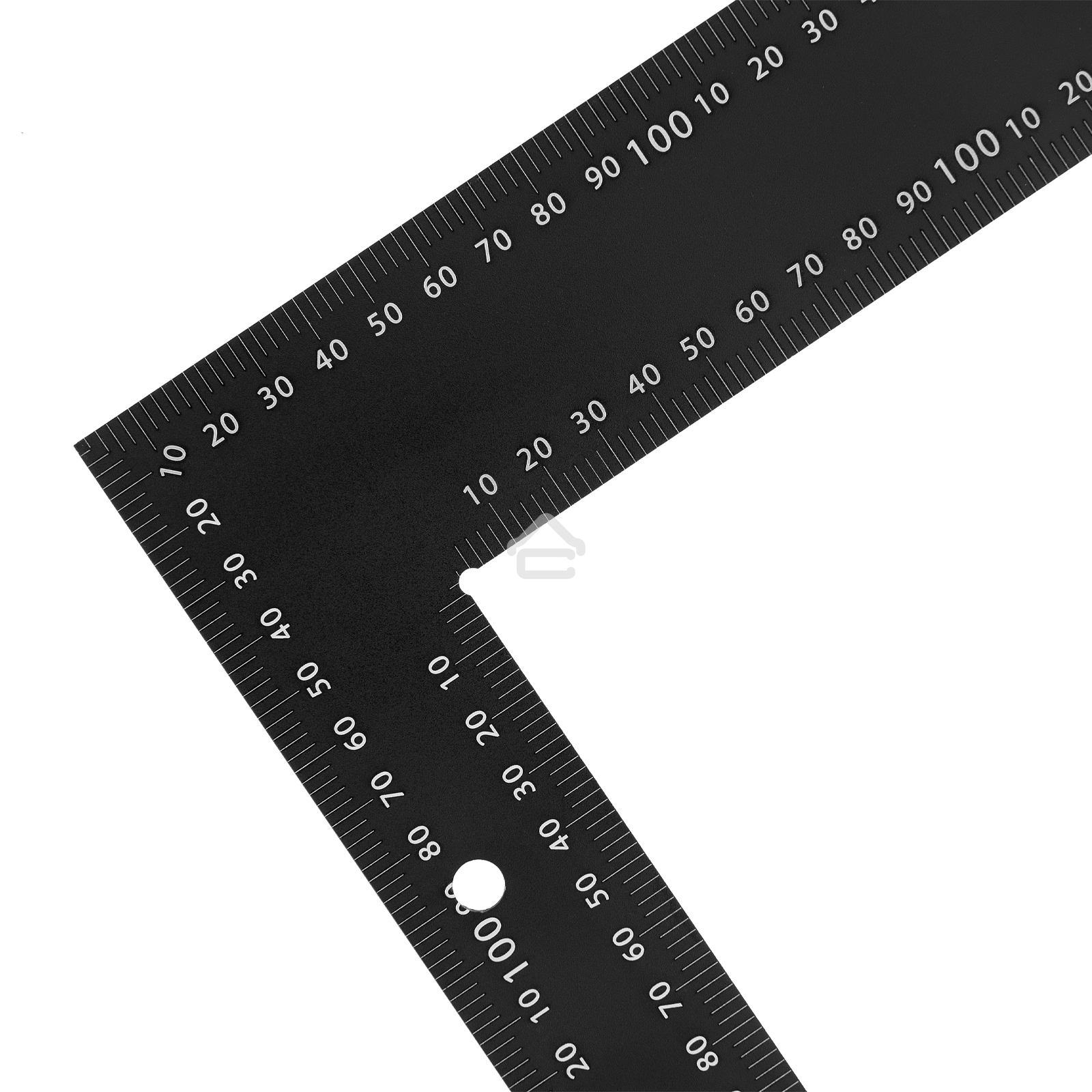 Угольник Denzel 400 х 600 мм, алюминиевый, лазерная гравировка