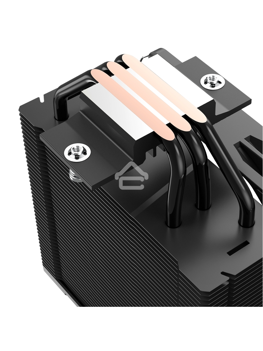 Кулер PCCooler Paladin EX300S черный 120мм алюминий+медь 1800rpm 28.6db 4-pin 125W 157мм