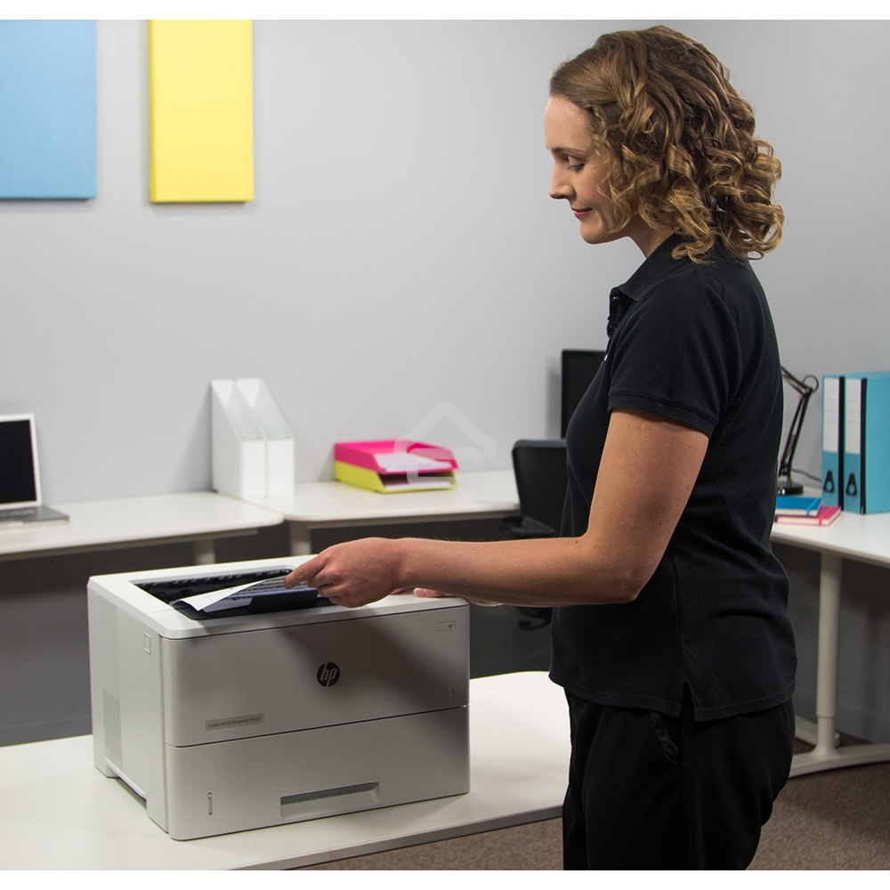 Принтер лазерный HP LaserJet Enterprise M507dn (1PV87A), A4, ч/б, печ. до 43 стр/мин, 1200 x 1200 dpi, USB, RJ-45, Air Print, Mopria