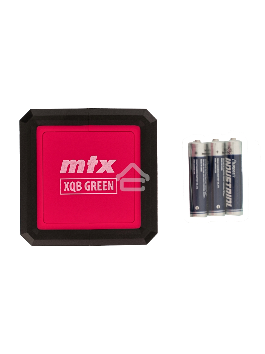 Лазерный уровень XQB GREEN Basic SET, 20 м, зеленый луч, батарейки, резьба 1/4
