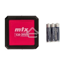 Лазерный уровень MTX XQB GREEN Basic SET, 20 м, зеленый луч, батарейки, резьба 1/4