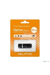 Флэш Диск USB 2.0 QUMO 32GB Optiva 02 Black QM32GUD-OP2-black