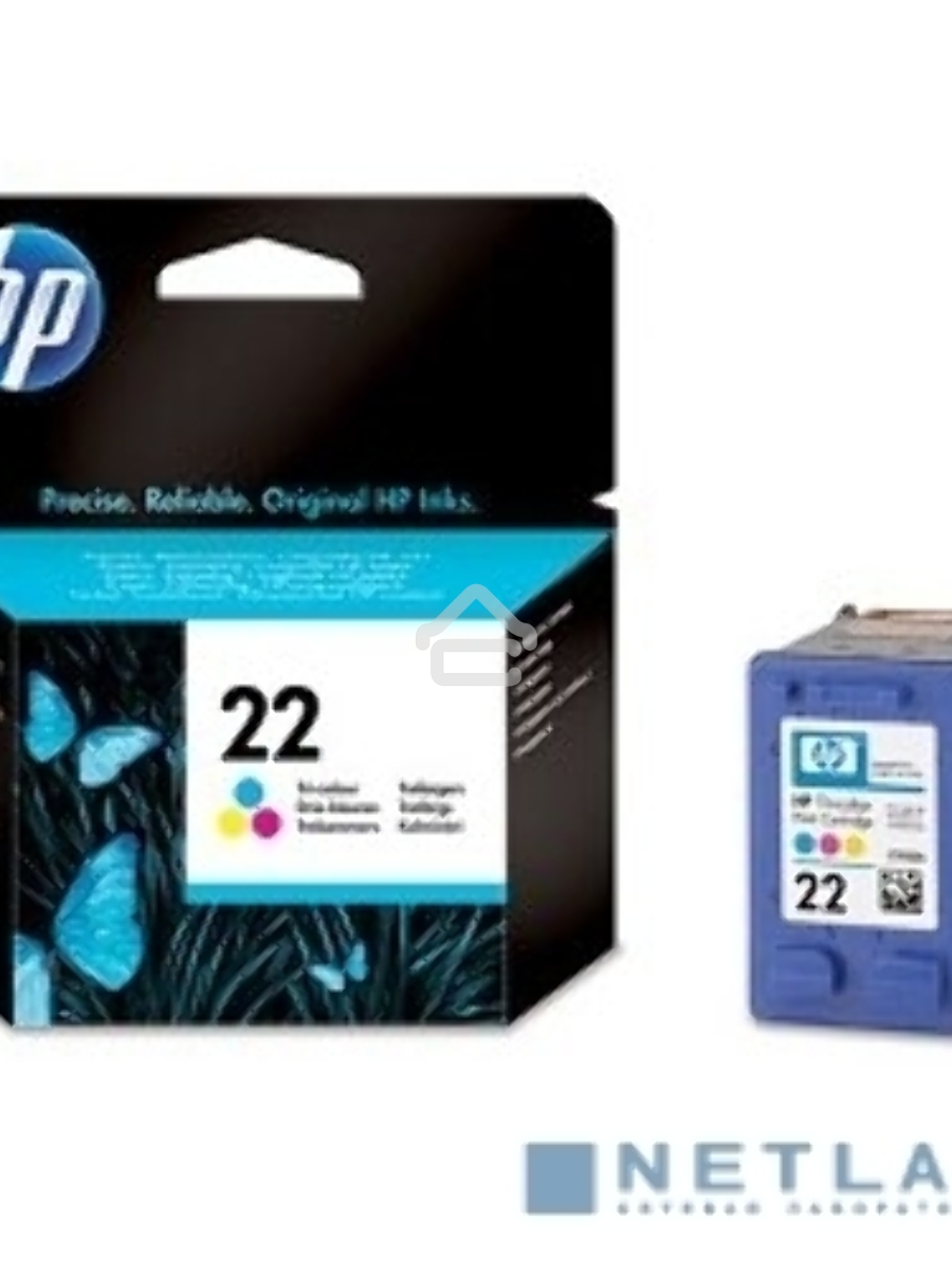 Картридж струйный HP 22 C9352AE многоцветный для HP DJ 3920/3940/PSC 1410 (165стр.)