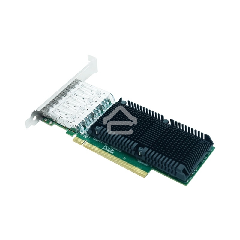 Сетевая карта LR-Link LRES1023PF-4SFP28 PCIe 4.0 x16, Intel E810, 4*SFP28 10/25G NIC Card (303738)