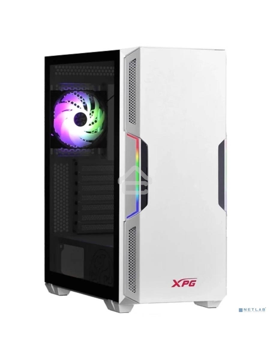 Компьютерный корпус ADATA XPG STARKER белый Mid-Tower, Micro-ATX, Mini-ITX, Standard-ATX, USB 3.2 Gen1 Type-A