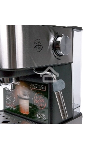 Кофеварка рожковая Endever Costa-1065 серебристый, исп. кофе - молотый, 1.6 л, 1000 Вт, 20 бар.