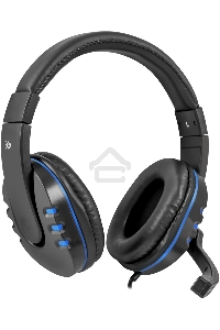 Гарнитура Defender GAMING WARHEAD G-160 BLACK/BLUE