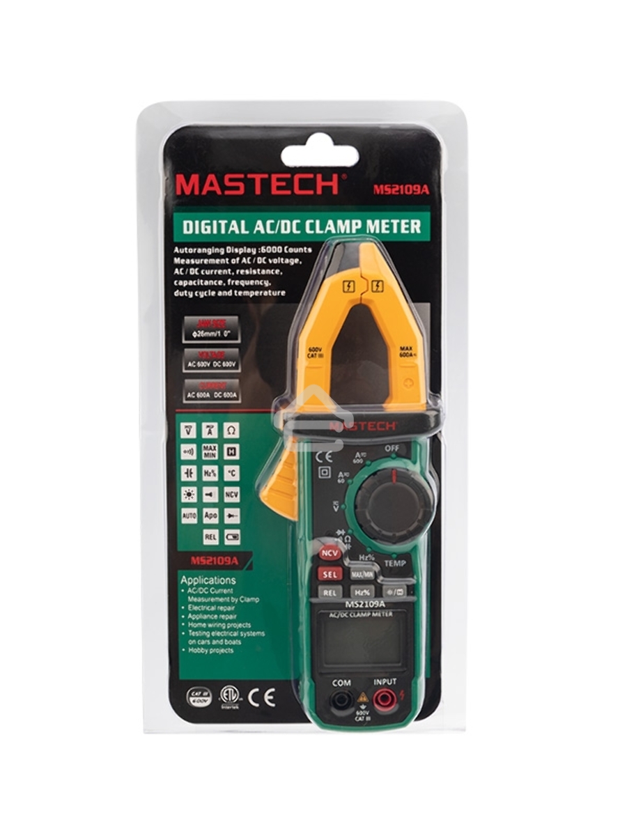 Токовые клещи MASTECH MS2109A 13-1309