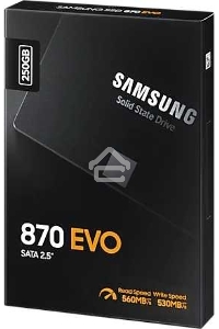 Накопитель SSD Samsung 870 EVO, 250GB, SATA III, 2.5