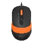 Мышь проводная A4Tech Fstyler FM10 черный/оранжевый, 1600 dpi, USB, кнопки - 4