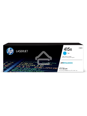 Картридж лазерный HP 415X W2031X голубой для HP HP LJ M454/MFP M479 (6000стр.)