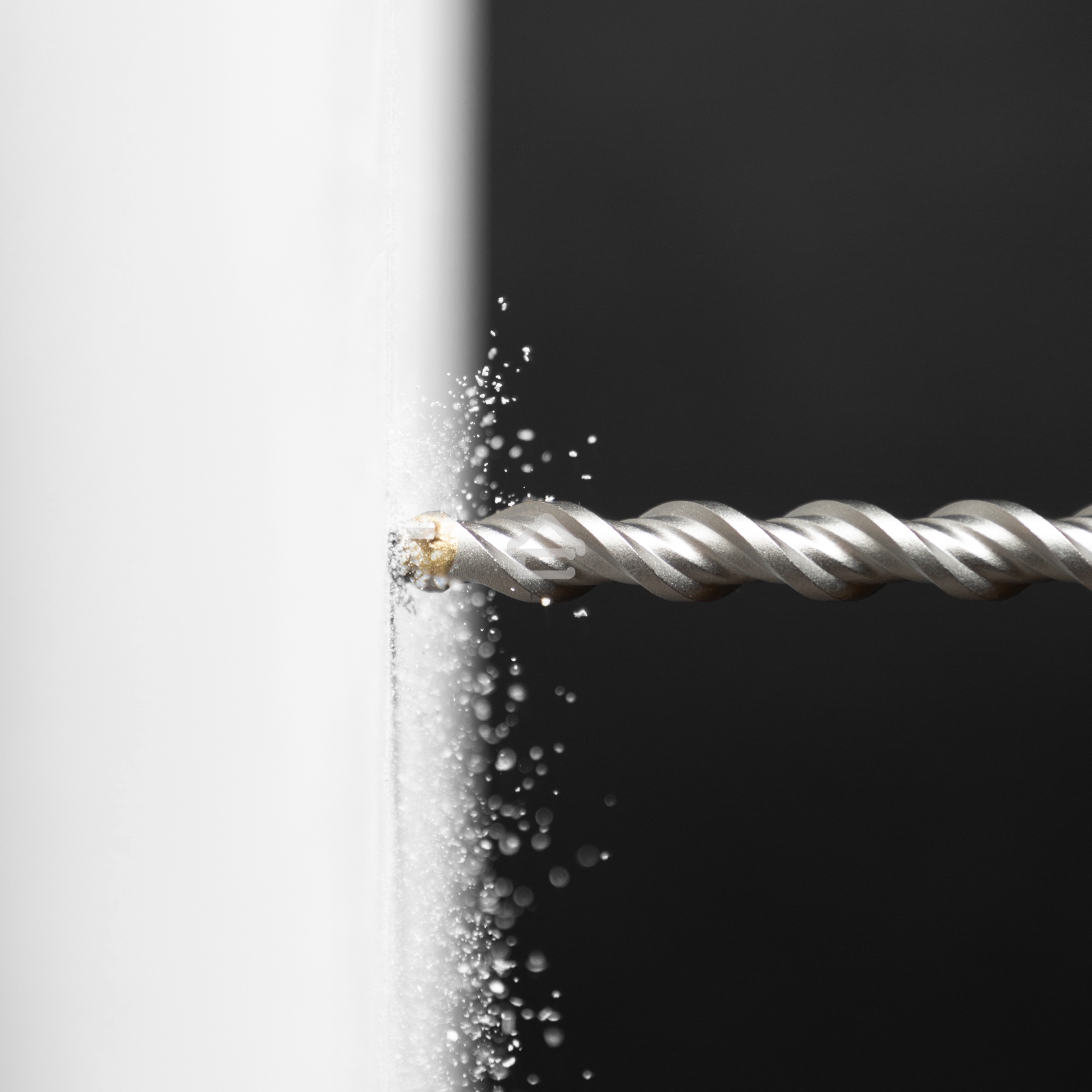 Бур по бетону Denzel двойная спираль, Cobalt W-tip, 12x210 мм, SDS PLUS