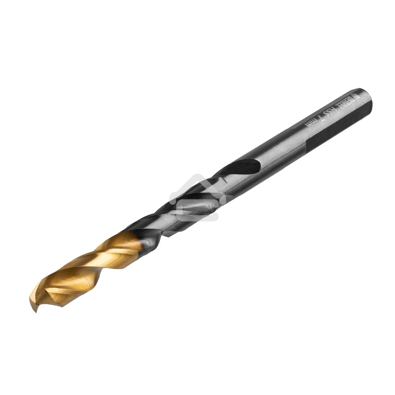 Сверло по металлу, 7 мм, HSS-Tin, Golden Tip, 10 шт. Denzel
