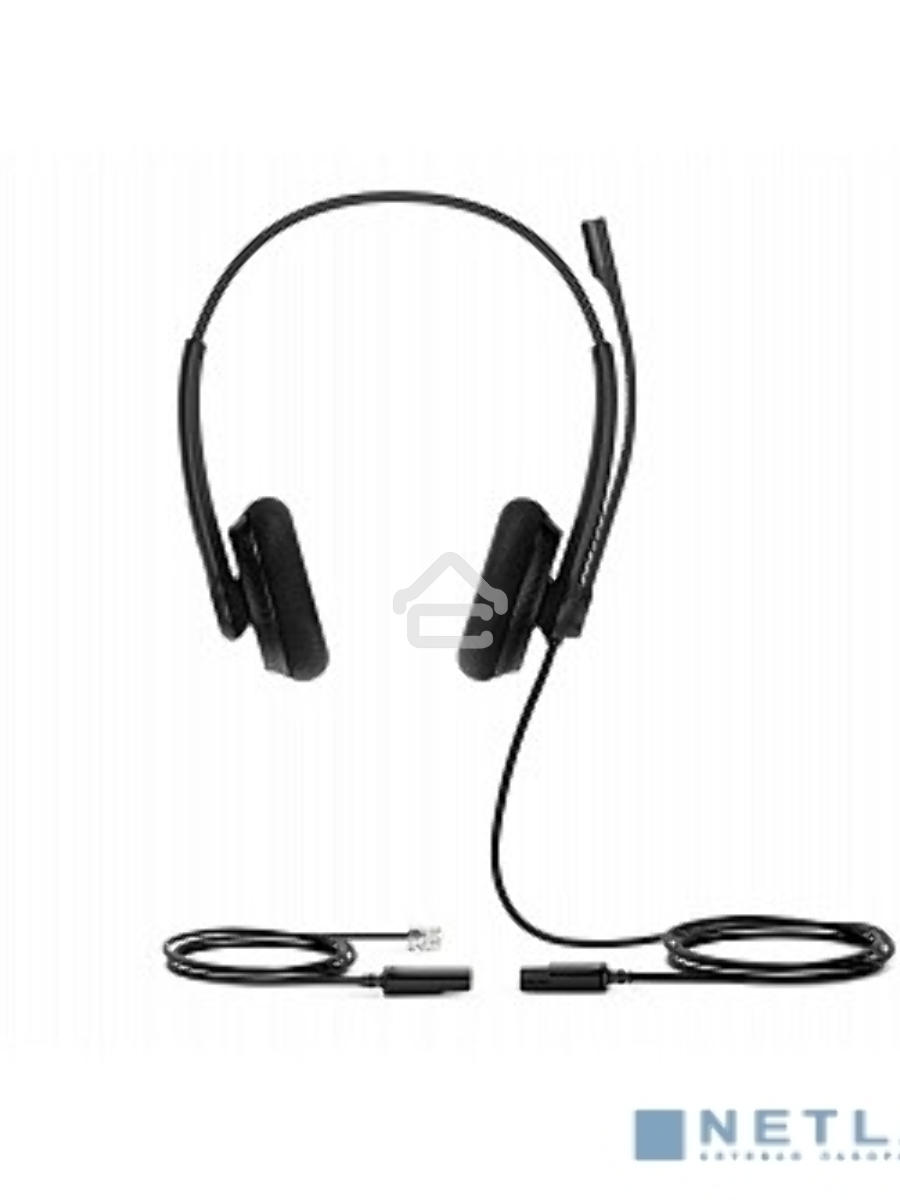 Гарнитура YEALINK YHS34 Lite Dual Дуо, Проводная, HD звук, QD, RJ9, шт