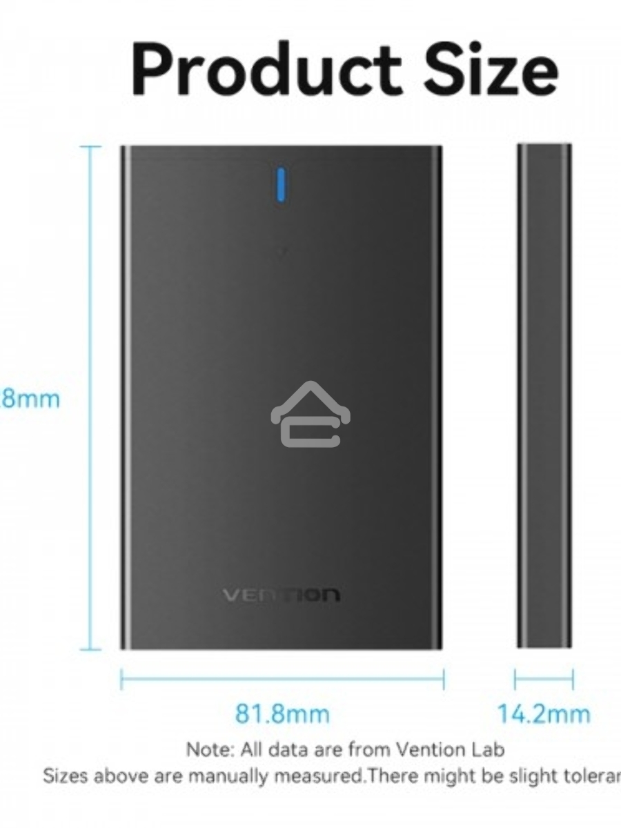 Внешний корпус Vention для HDD/SSD 2.5