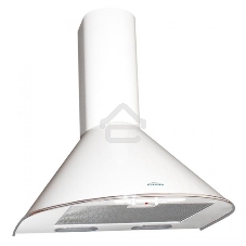 Вытяжка каминная Elikor Эпсилон 60П-430-П3Л белый/серебристый, 60 см, 430 куб. м/ч, 54 дБ