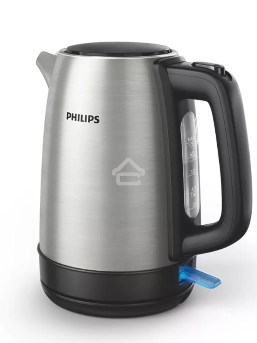 Чайник Philips HD9350/90, 1,7 л, 2200 Вт, световой индикатор, функция автовыключения, индикатор уровня воды