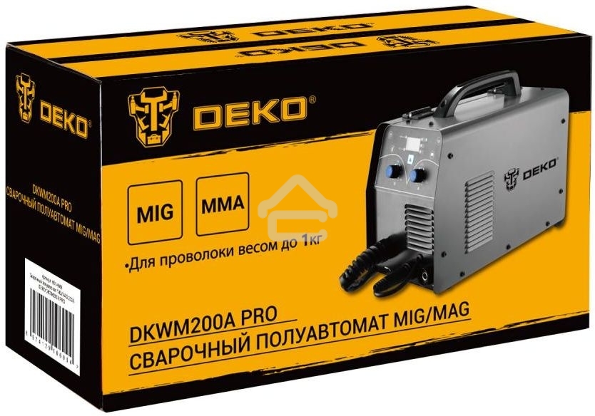 Сварочный полуавтомат Deko DKWM200A MIG-MAG/ММА 5.6кВт