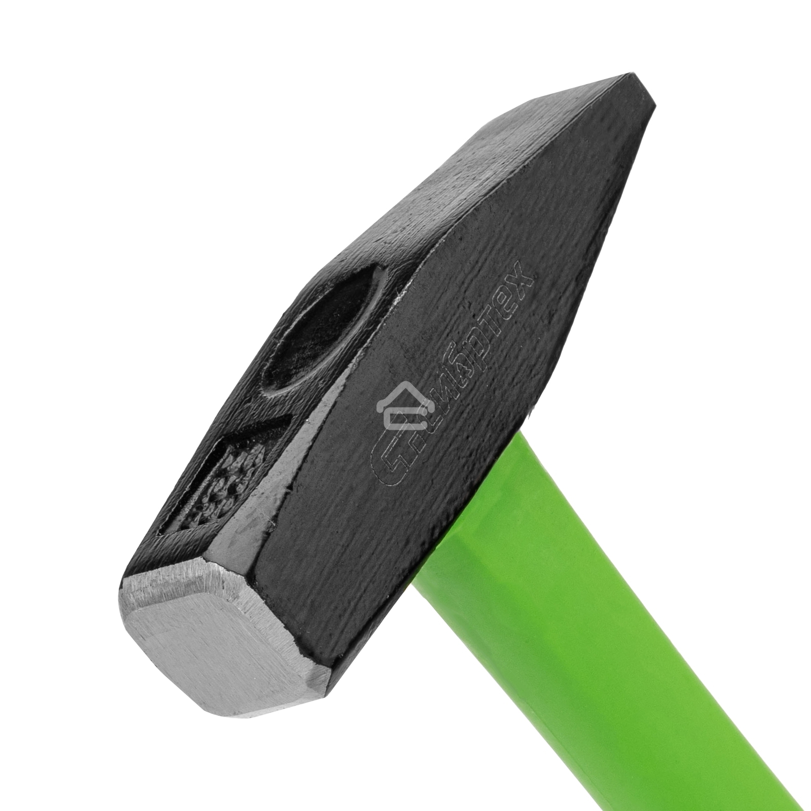 Молоток слесарный Сибртех, 500 г, фибергласовая обрезиненная рукоятка