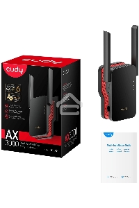 Повторитель беспроводного сигнала Cudy RE3000 AX3000 Wi-Fi черный