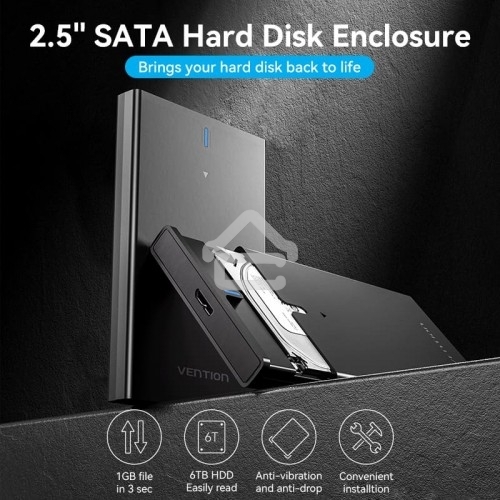 Внешний корпус Vention для HDD/SSD 2.5