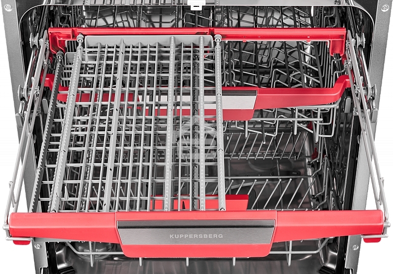 Встраиваемая посудомоечная машина Kuppersberg GSM 6073, серебристый, 59.8 см, 12 компл., 49 дБ, класс A++