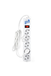 Сетевой фильтр Powercube SPG-B-6-WHITE 1.9м (5 розеток) белый (коробка)
