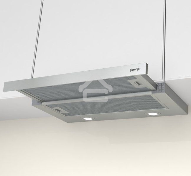 Вытяжка встраиваемая Gorenje TH62E4X нержавеющая сталь, 60 см, 450 куб. м/ч, 71 дБ