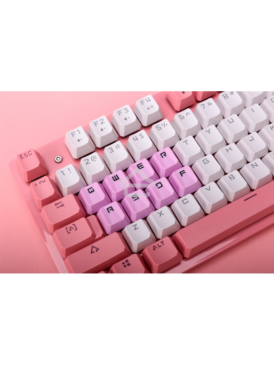 Клавиатура A4Tech Bloody B800 Dual Color проводная USB розовый/белый