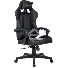 Кресло игровое Бюрократ Zombie GAME TETRA черный/карбон эко.кожа крестов. пластик