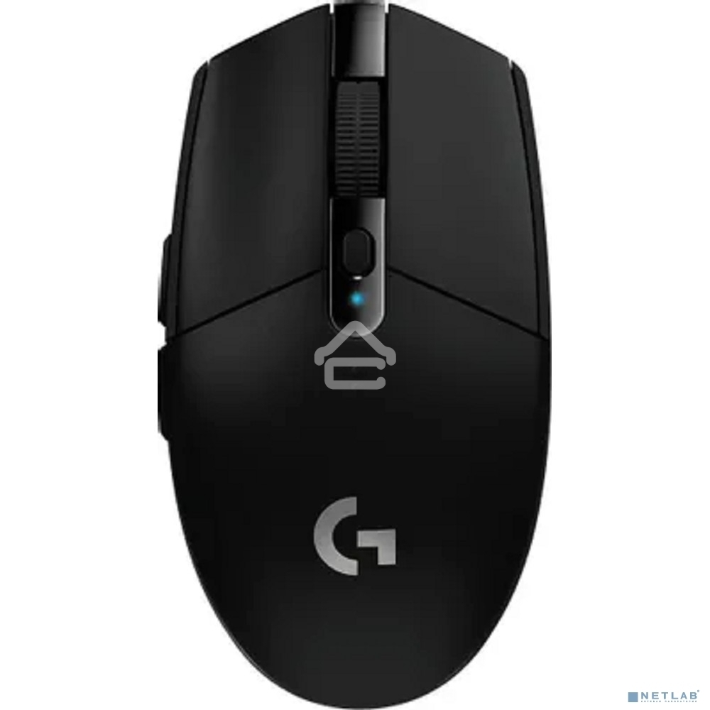 Мышь беспроводная Logitech G304 Lightspeed черный, 12000 dpi, радиоканал, USB, кнопки - 6