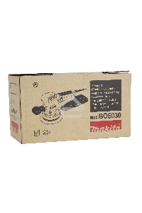 Шлифовальная машина Makita BO6030 ЭШМ,310Вт,ф150мм,4000-10000об\м,ампл-3мм,2.3кг,кор,п\сборник 