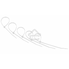 Хомут-стяжкa нeйлонoвая Rexant 200x3,6 мм, белая, упаковка 25 шт.