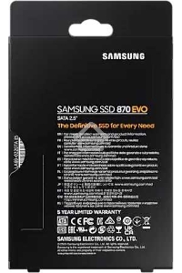 Накопитель SSD Samsung 870 EVO, 250GB, SATA III, 2.5