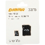 Флеш карта microSDXC 32Gb Class10 Digma CARD10 + adapter