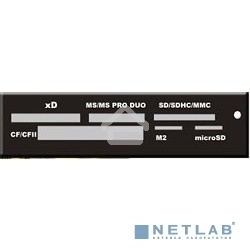 Устройство считывания Ginzzu USB 2.0 Card reader SD/SDHC/MMC/MS/microSD/xD/CF, 3.5